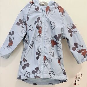 Disney Mickey Mouse Blue Raincoat for Kids with Lining 2T